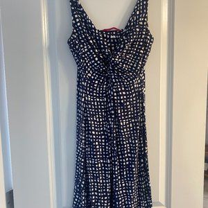 BRAND VELVET SUMMER COTTON STRETCH MIDI DRESS